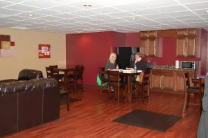 John A. Gupton Student Lounge Students Studying