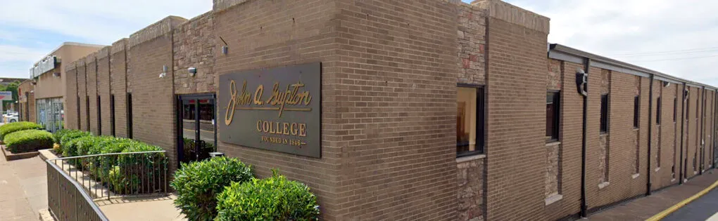 A photo of the John A. Gupton campus building.